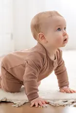 Lummi in Colour Lummi in Colour Organic Cotton Organic Cotton Waffle Growsuit - Mocha