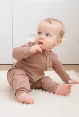 Lummi in Colour Lummi in Colour Organic Cotton Organic Cotton Waffle Growsuit - Mocha