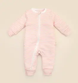 Lummi in Colour Lummi in Colour Organic Cotton Growsuit - Pink Stripes