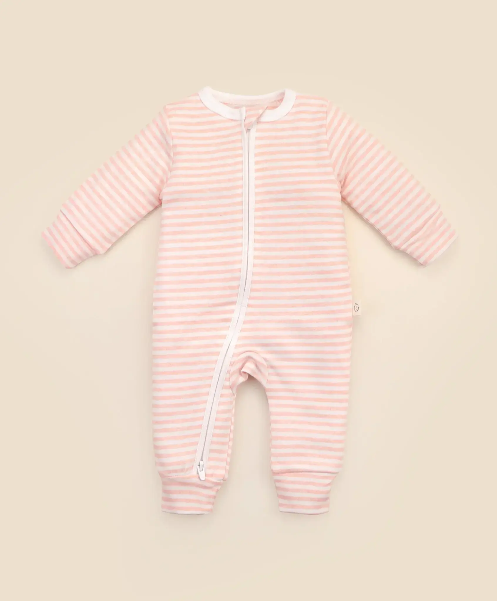 Lummi in Colour Lummi in Colour Organic Cotton Growsuit - Pink Stripes
