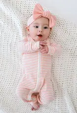 Lummi in Colour Lummi in Colour Organic Cotton Growsuit - Pink Stripes