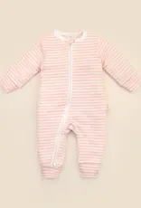 Lummi in Colour Lummi in Colour Organic Cotton Growsuit - Pink Stripes