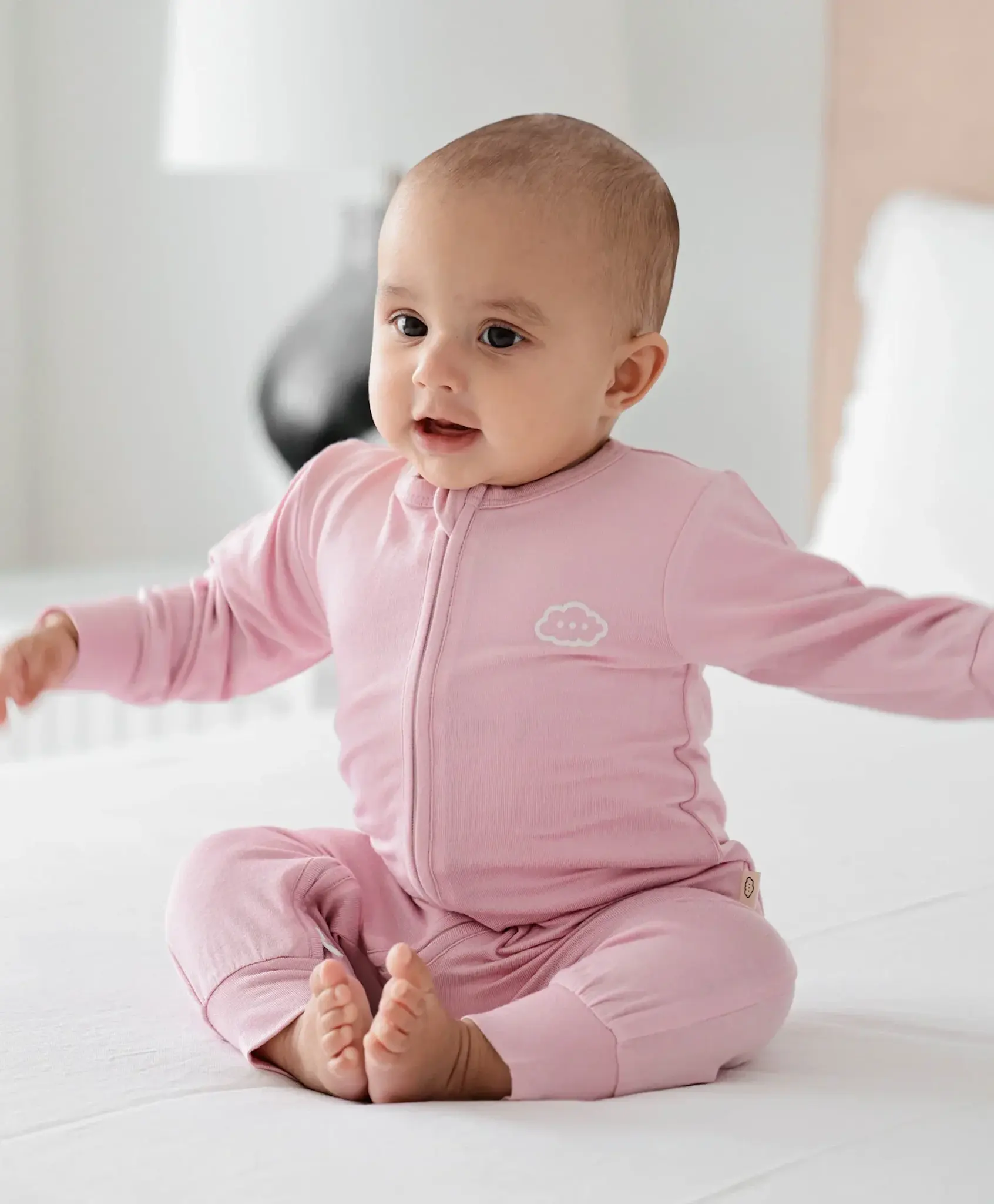 Lummi in Colour Lummi in Colour Bamboo Growsuit - Lavender