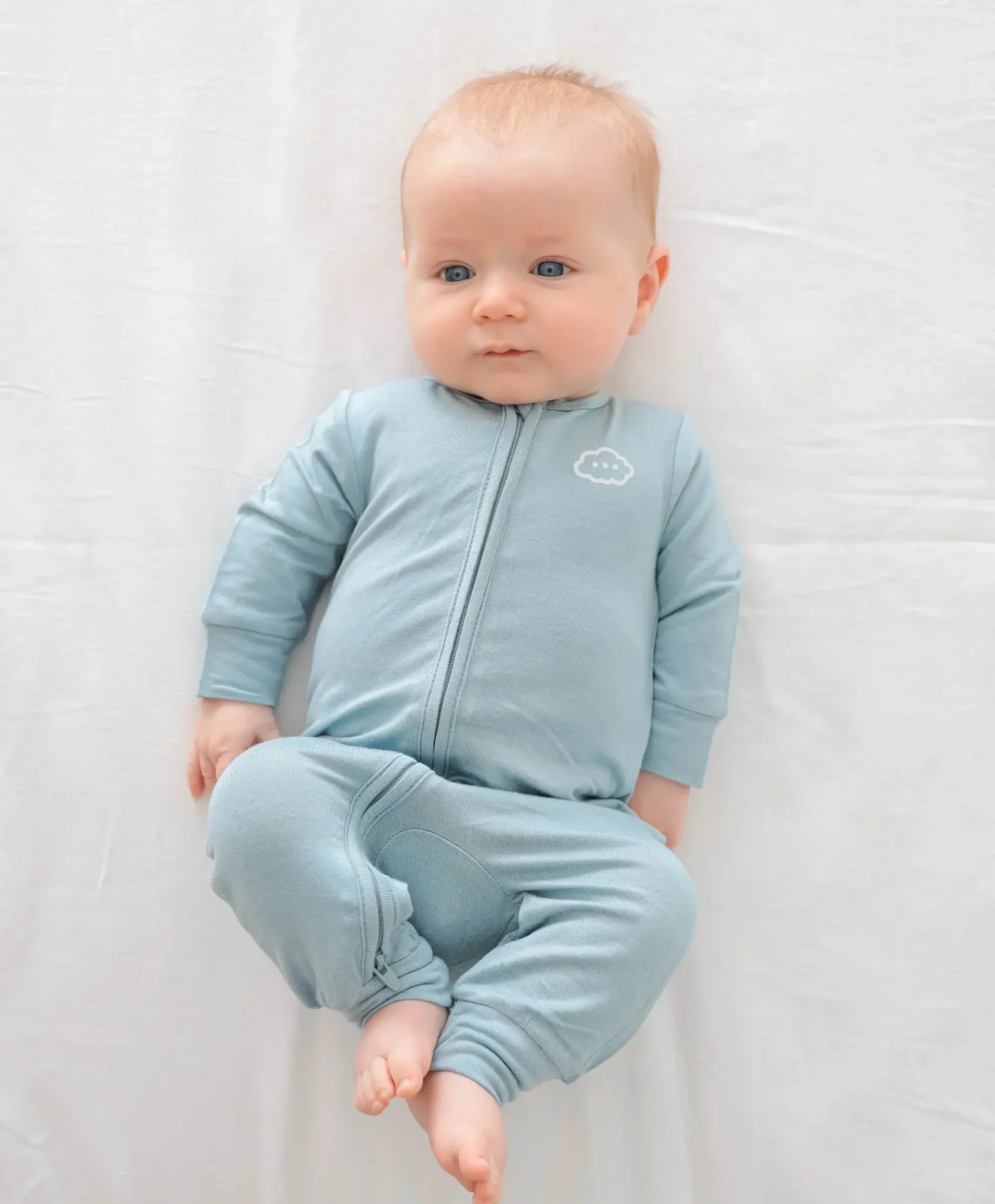 Lummi in Colour Lummi in Colour Bamboo Growsuit - Dusk Blue