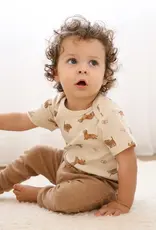 Lummi in Colour Lummi in Colour Organic Cotton Short Sleeve Bodysuit - Dachshunds