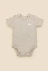 Lummi in Colour Lummi in Colour Organic Cotton Short Sleeve Bodysuit - Heather Oat