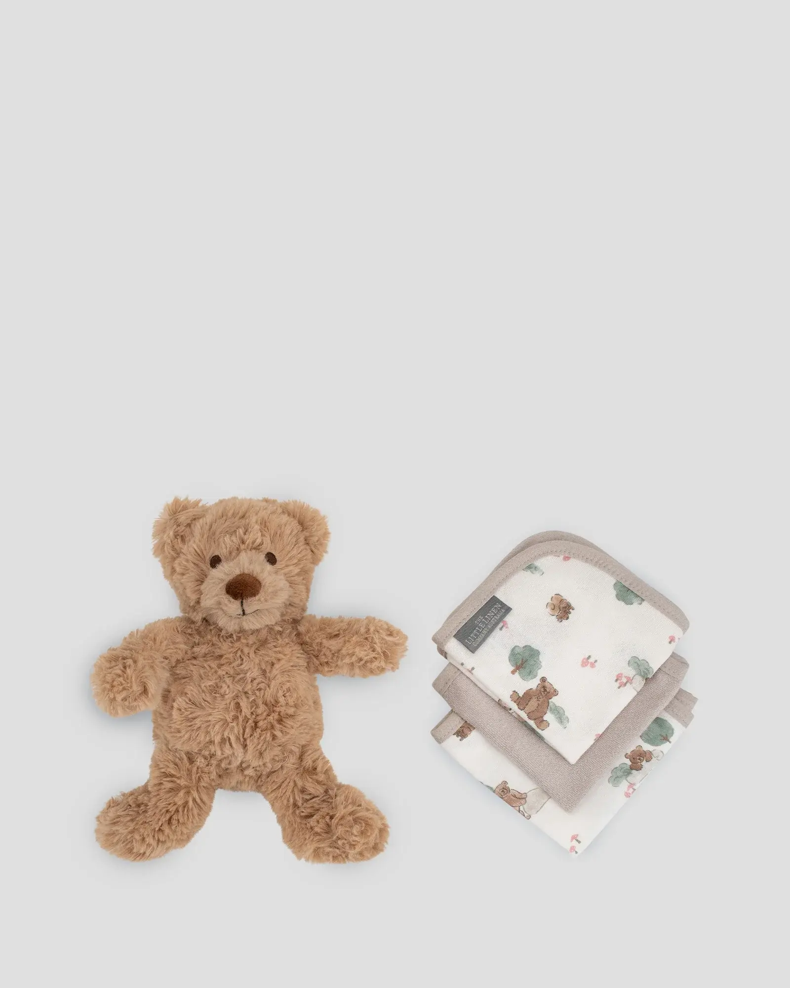 Little Linen Little Linen Plush Toy & Washers Willow Bear