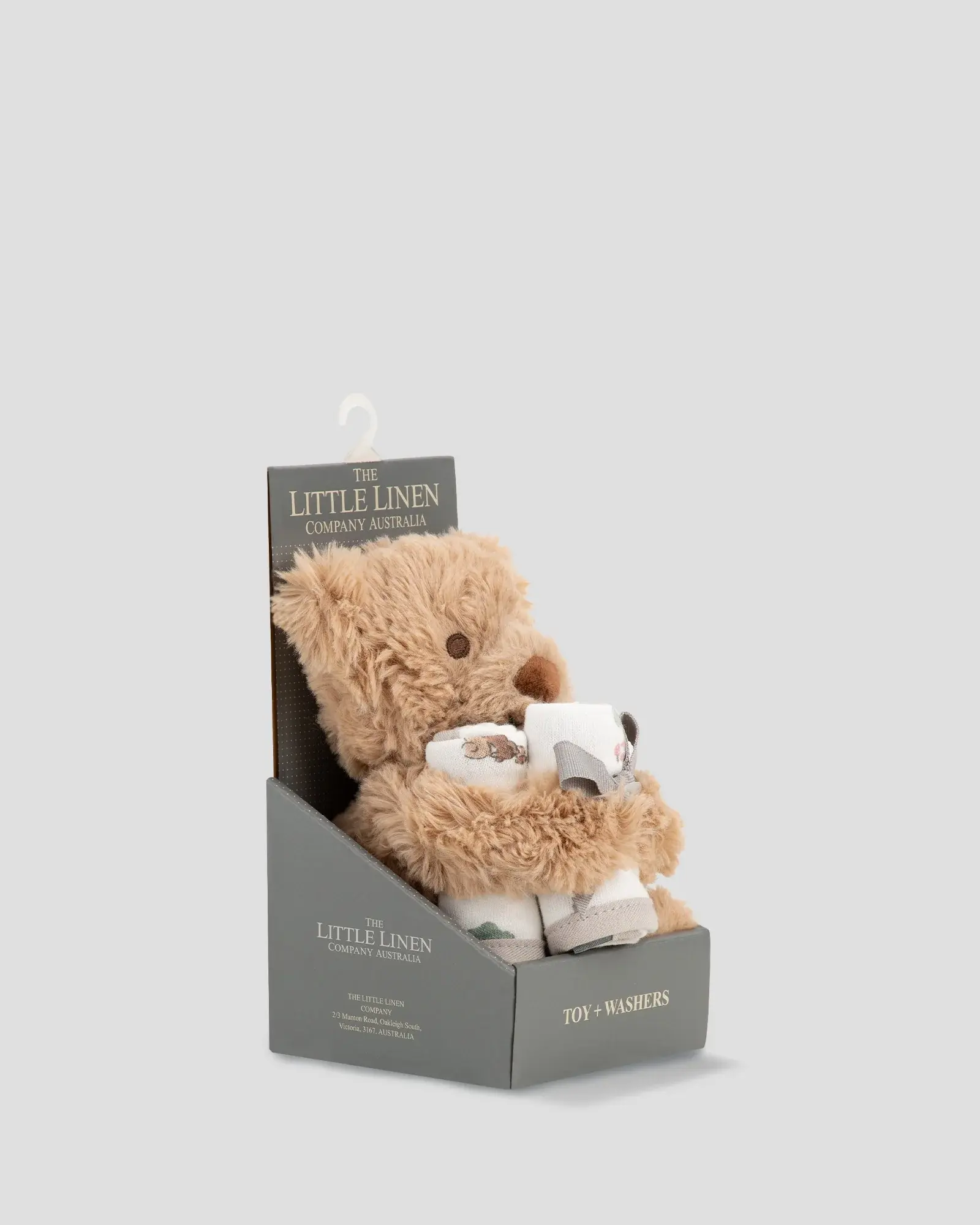 Little Linen Little Linen Plush Toy & Washers Willow Bear
