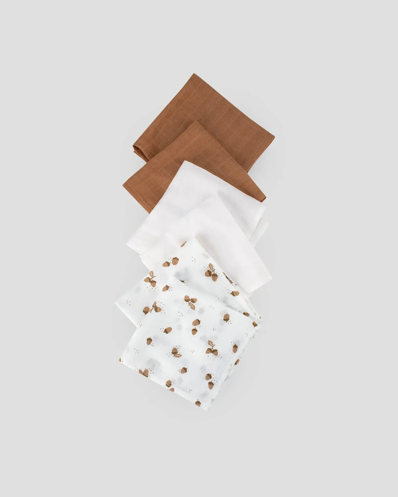 Little Bamboo Little Bamboo Muslin Washers 6Pk