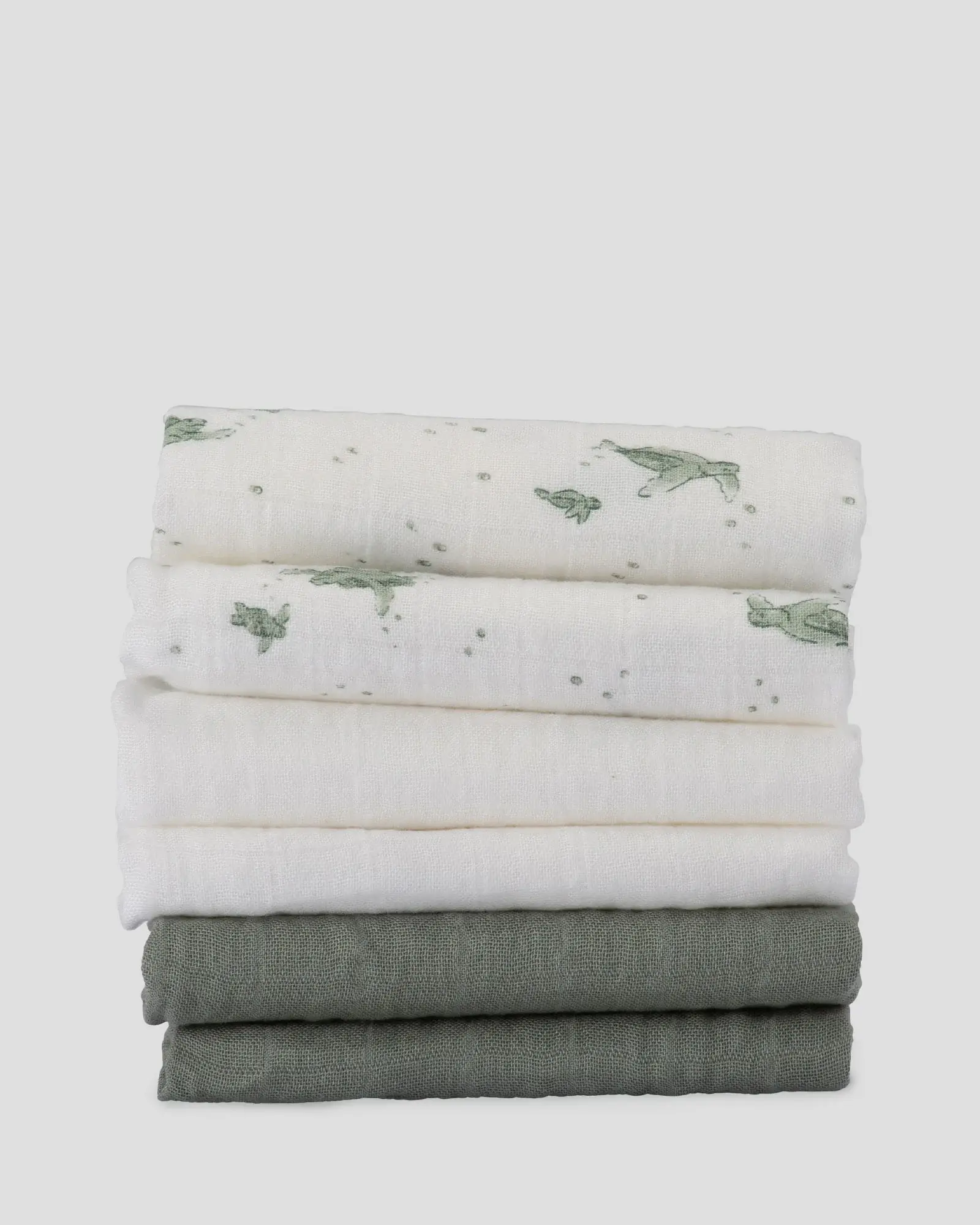 Little Bamboo Little Bamboo Muslin Washers 6Pk