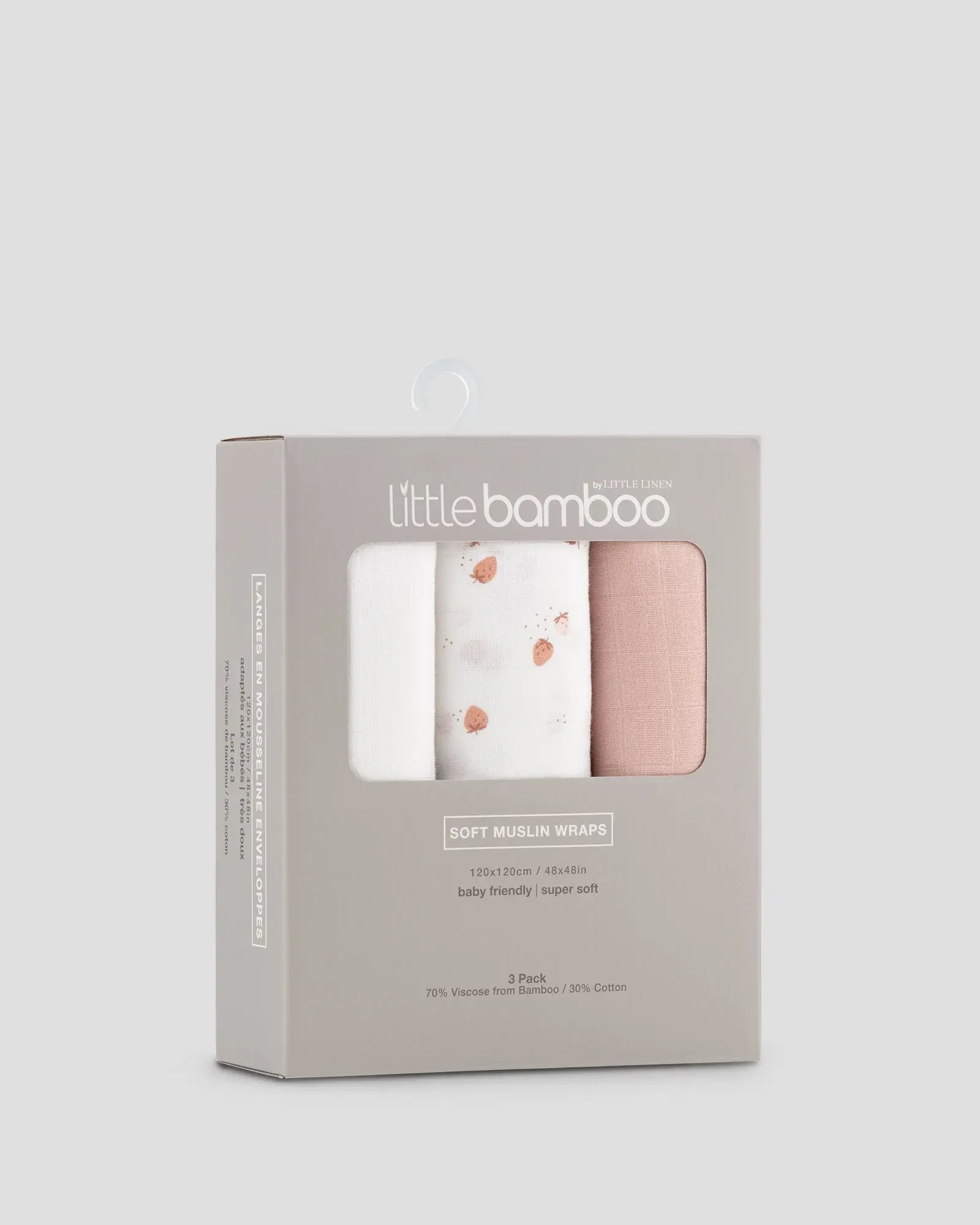 Little Bamboo Little Bamboo Muslin Wraps - 3 Pack