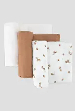 Little Bamboo Little Bamboo Muslin Wraps - 3 Pack