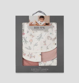 Little Linen Little Linen Jersey Bib 5PK