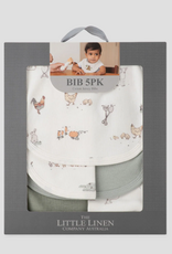 Little Linen Little Linen Jersey Bib 5PK
