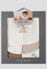 Little Linen Little Linen Jersey Bib 5PK