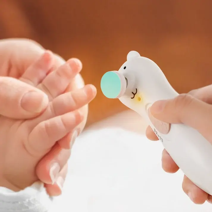 Haakaa Haakaa Happii Bear Nail Care Set Pebble