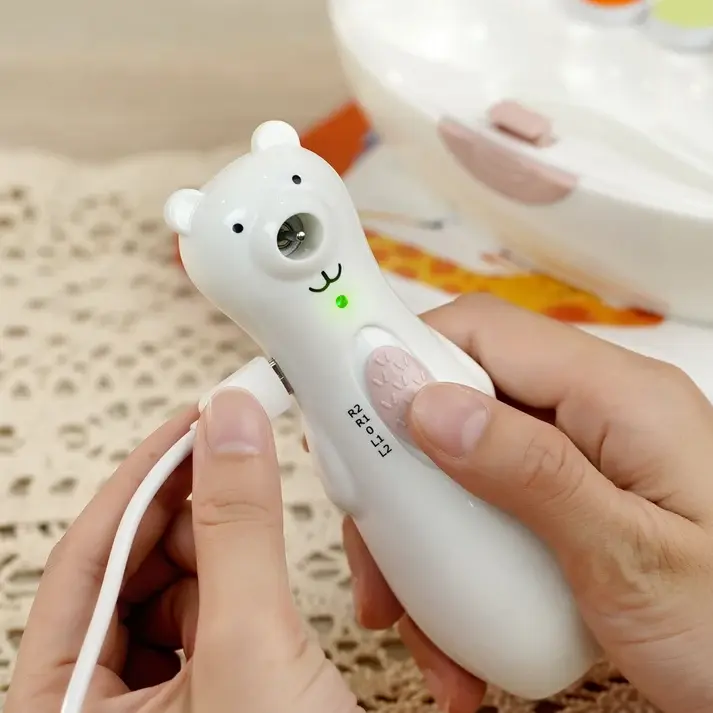 Haakaa Haakaa Happii Bear Nail Care Set Pebble