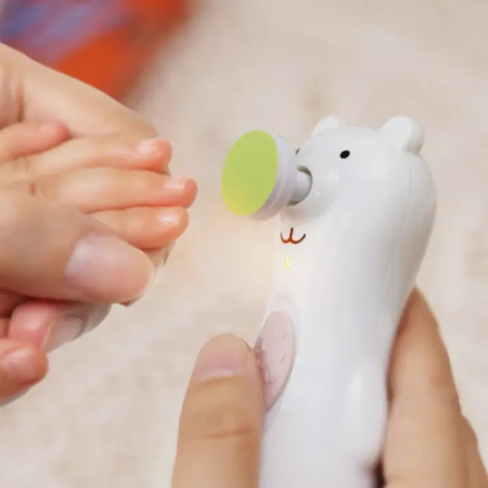 Haakaa Haakaa Happii Bear Nail Care Set Pebble