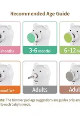Haakaa Haakaa Happii Bear Nail Care Set Pebble
