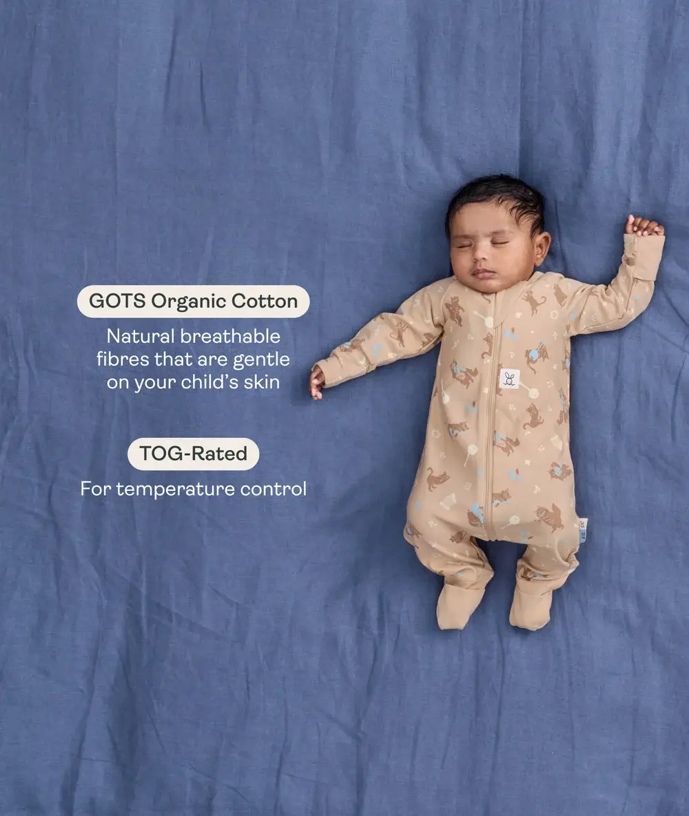 ErgoPouch ErgoPouch 0.2 Tog Long Sleeve Layers Melody