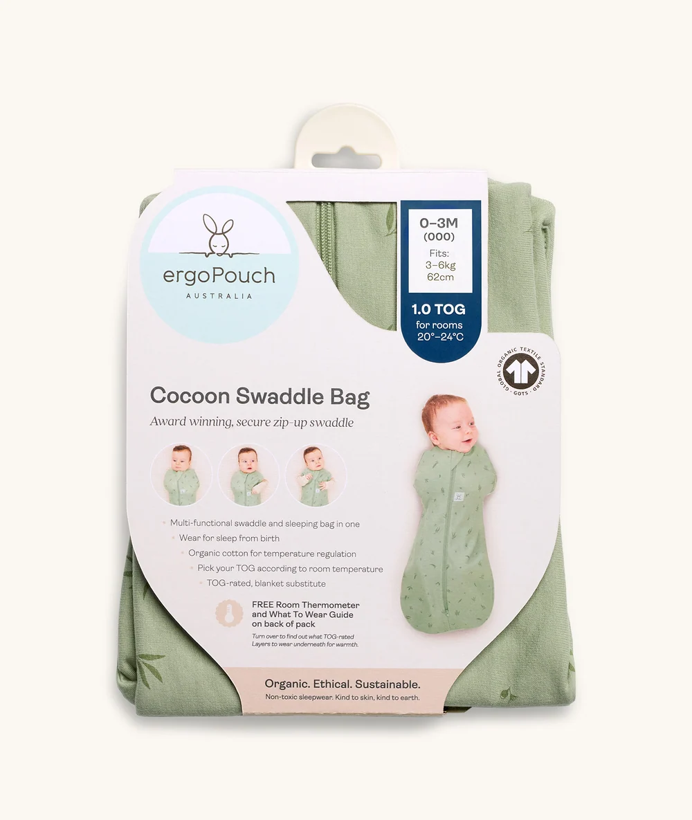 ErgoPouch ErgoPouch Cocoon Swaddle Bag 1.0 Tog Ink