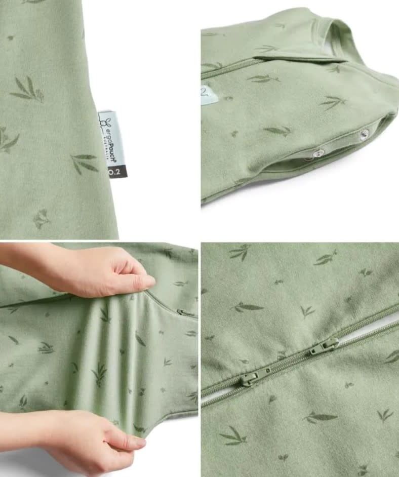 ErgoPouch ErgoPouch Cocoon Swaddle Bag 0.2 Tog Oatmeal Marle