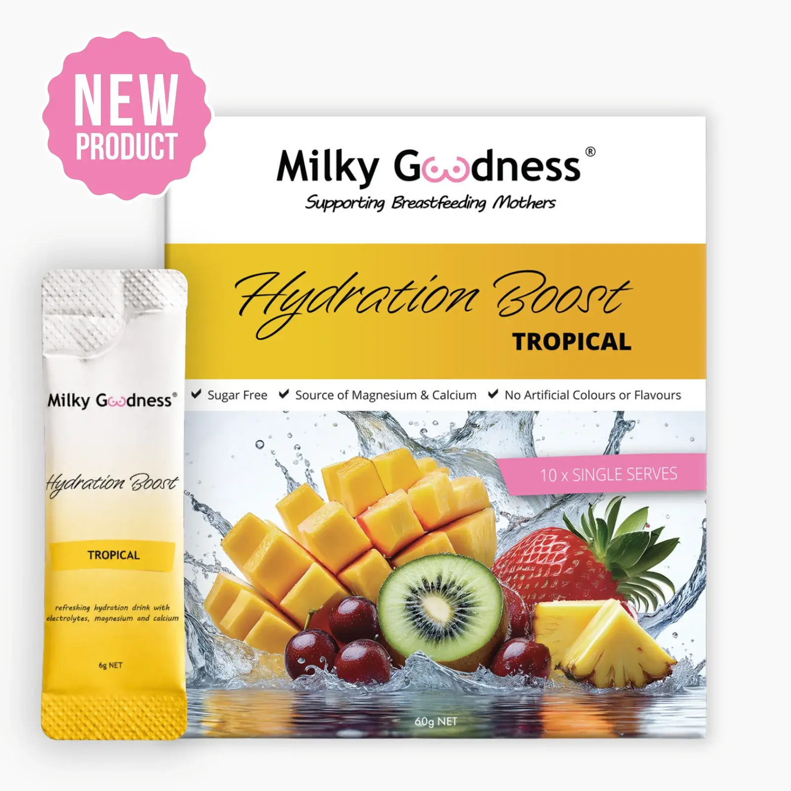Milky Goodness Milky Goodness Tropical Hydration Boost | 10 Single Serves