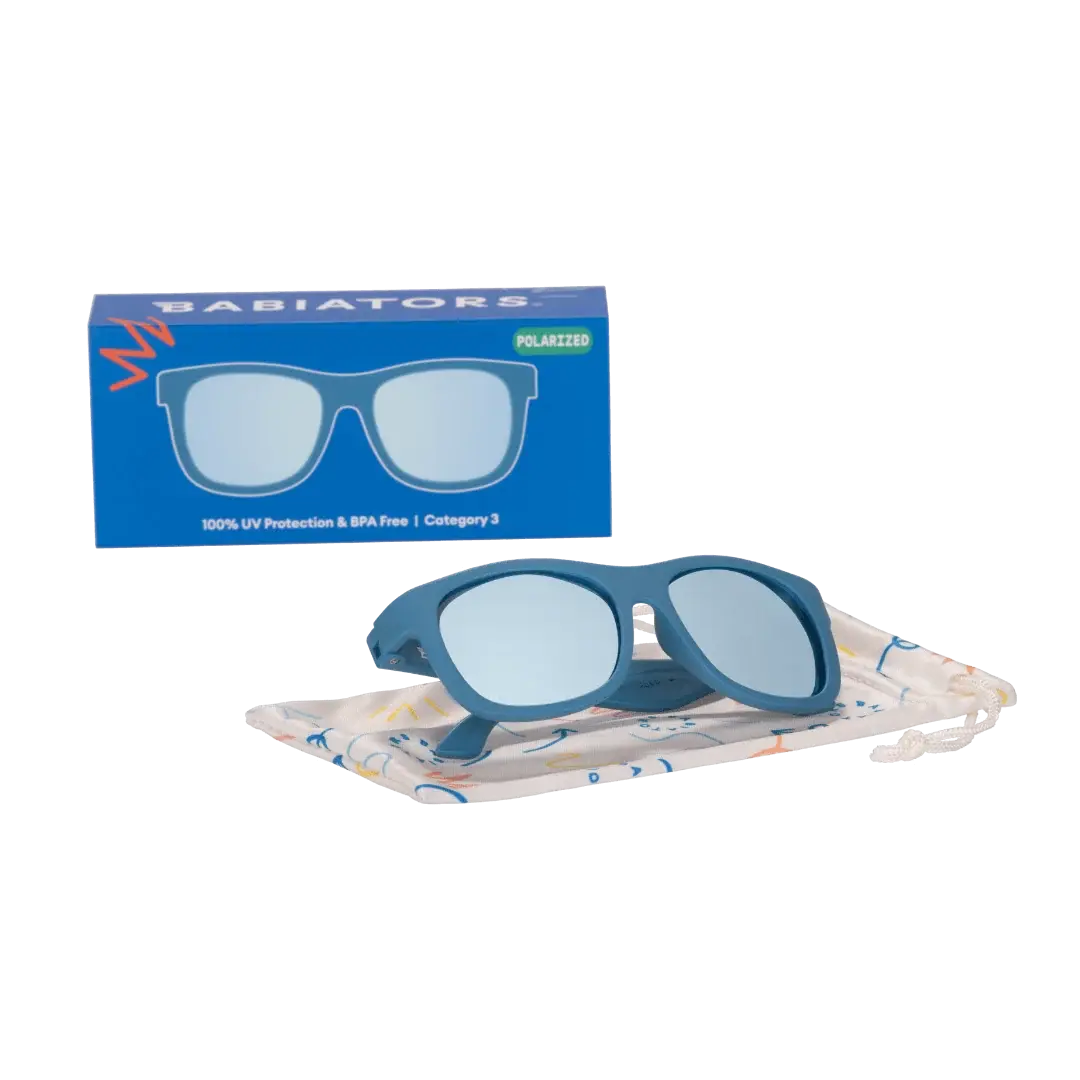 Babiators Babiators Polarised Navigators - Midnight Blue/Light Blue Mirror