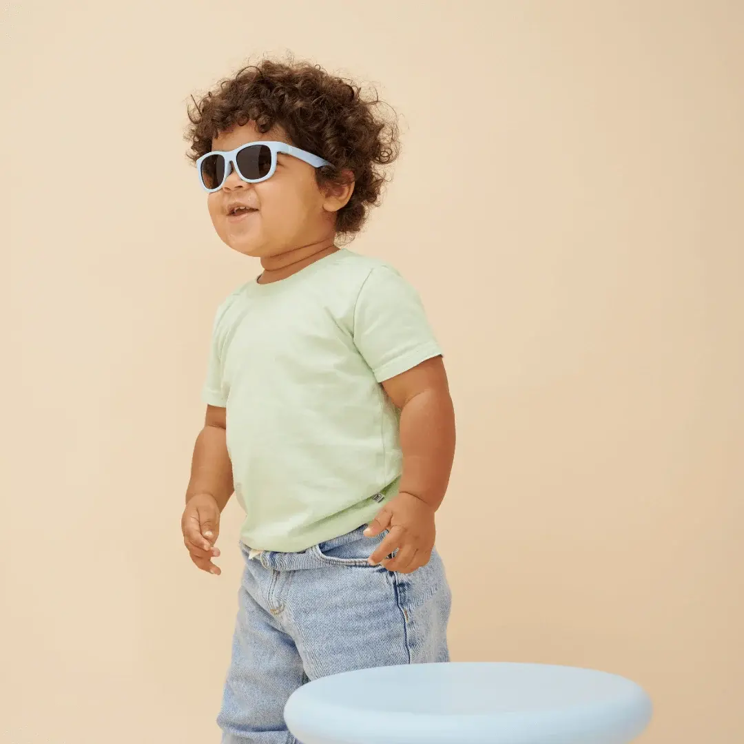 Babiators Babiators Original Navigators - Baby Blue/Amber Lenses