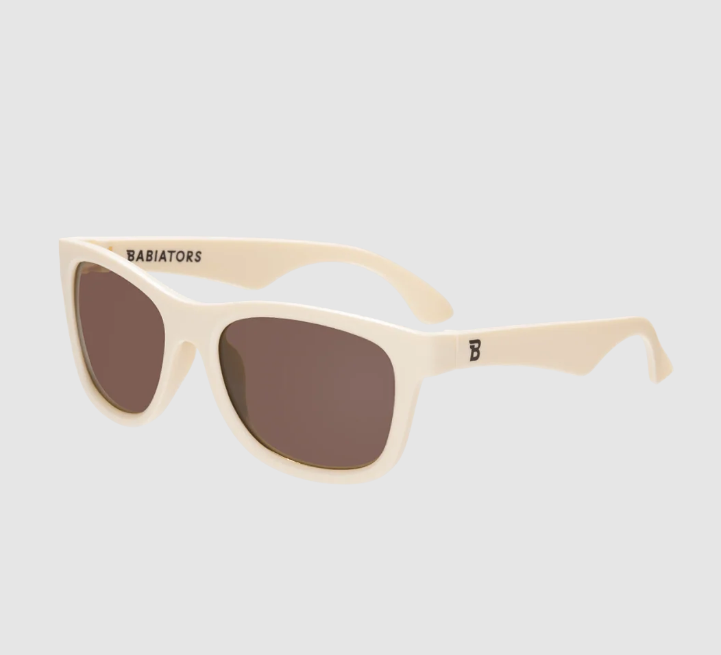 Babiators Babiators Original Navigators - Sweet Cream/Amber Lenses