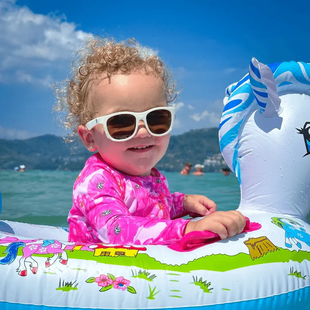 Babiators Babiators Original Navigators - Sweet Cream/Amber Lenses