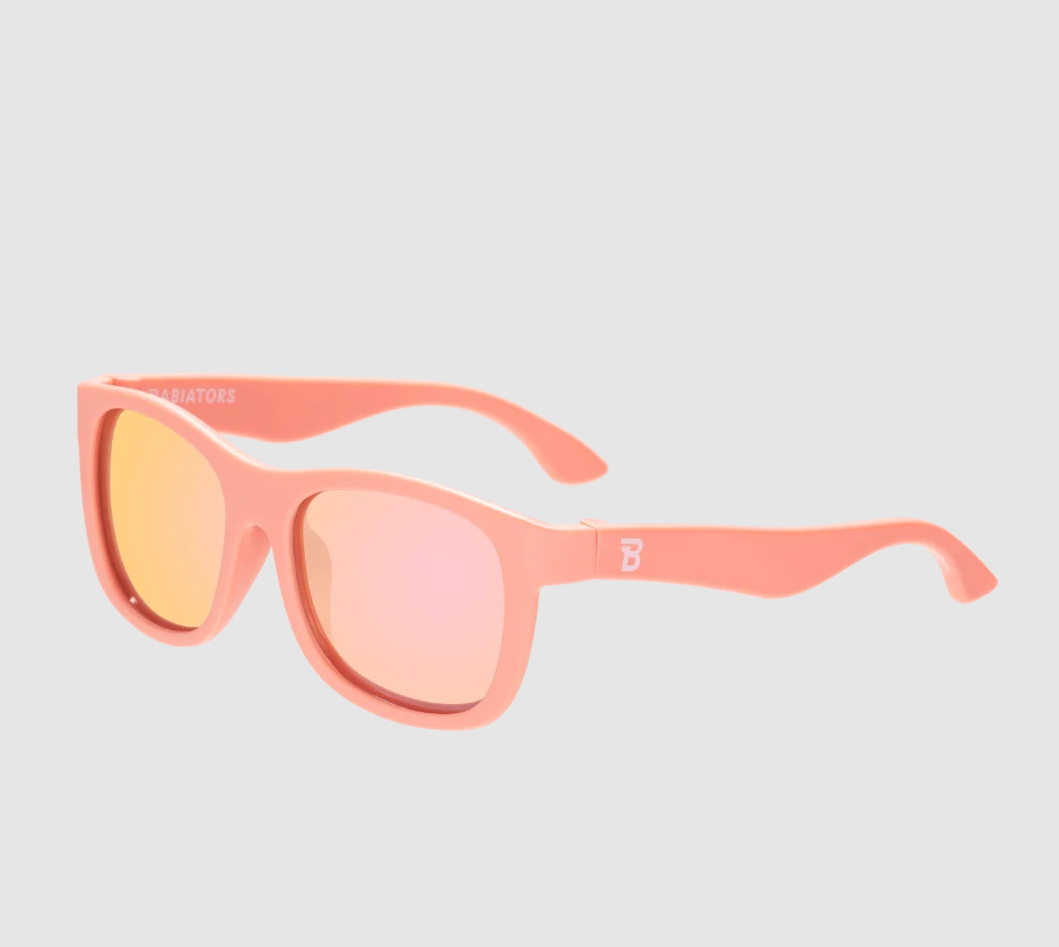 Babiators Babiators Polarised Navigators - Perfectly Papaya/Peach Mirror
