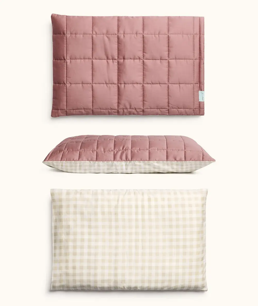 ErgoPouch ErgoPouch Quilted Pillowcase Rosy Gingham