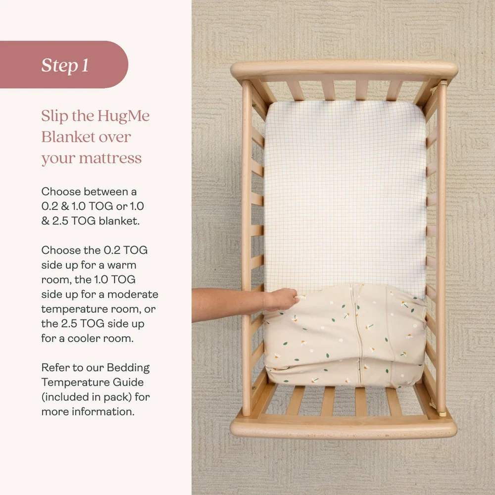 ErgoPouch ErgoPouch HugMe Blanket 1.0 & 2.5 TOG Daisy Sprinkle