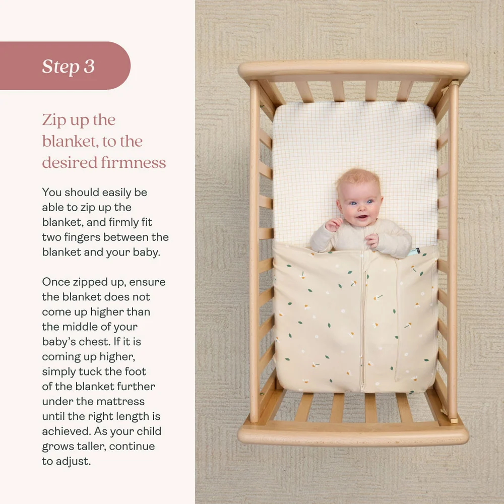 ErgoPouch ErgoPouch HugMe Blanket 1.0 & 2.5 TOG Daisy Sprinkle