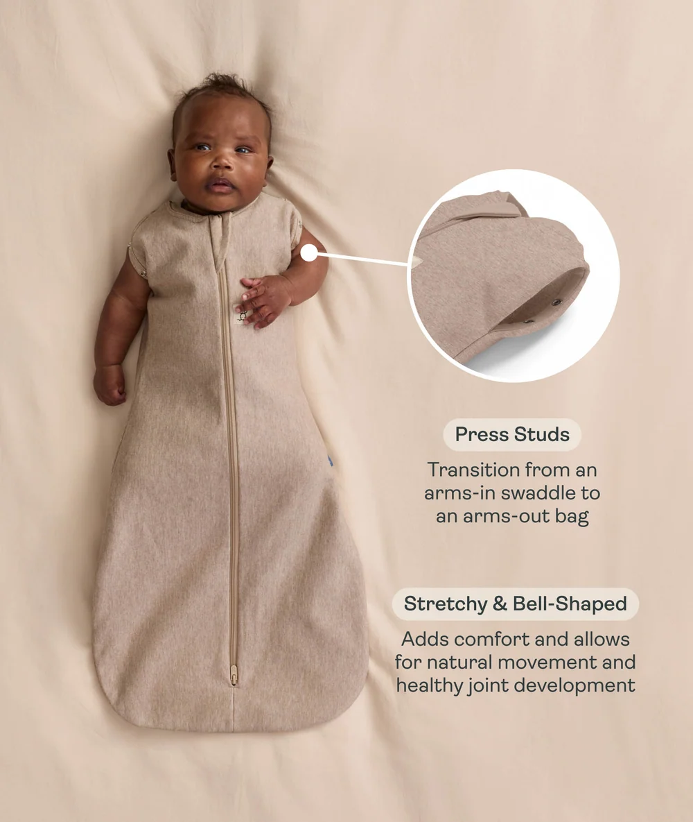 ErgoPouch ErgoPouch Cocoon Swaddle Bag 1.0 TOG Taupe Marle
