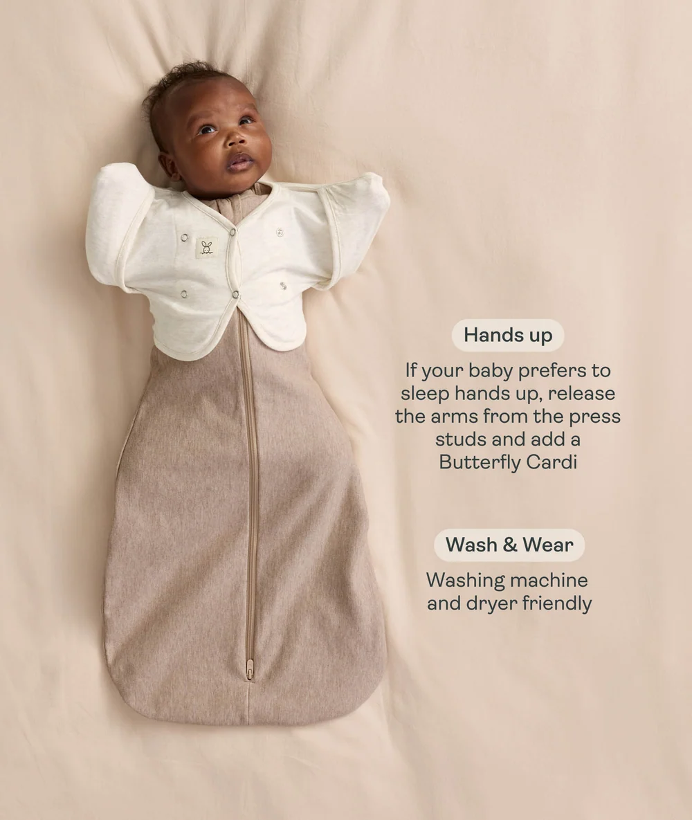 ErgoPouch ErgoPouch Cocoon Swaddle Bag 1.0 TOG Taupe Marle