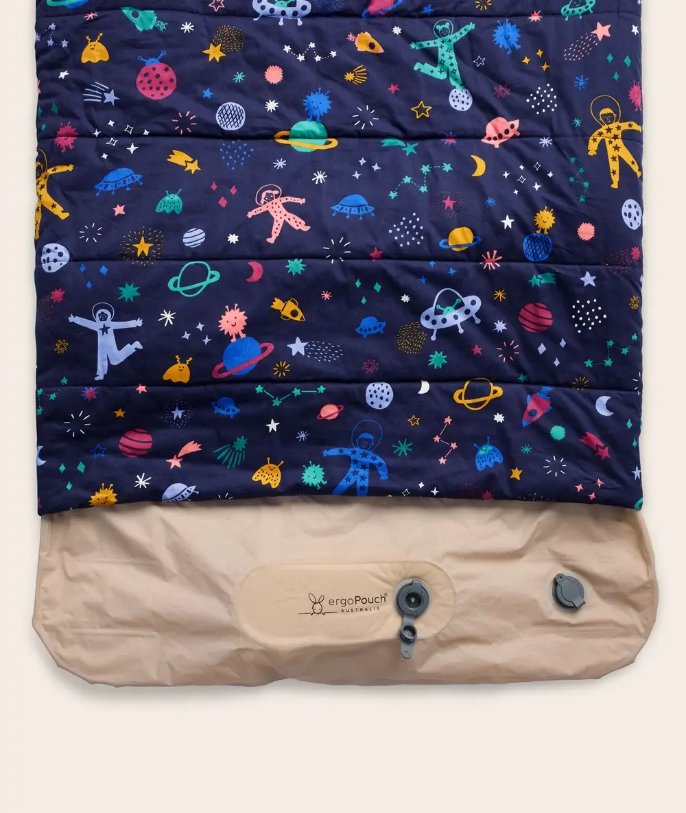ErgoPouch ErgoPouch DreamRoll All-in-One Sleep Mat and Portable Bed - Space Dreams