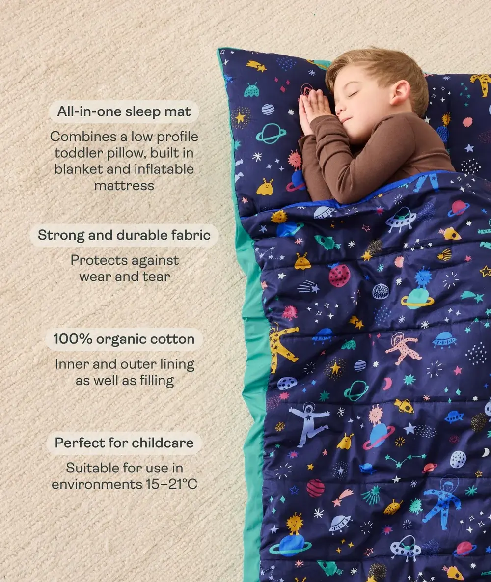 ErgoPouch ErgoPouch DreamRoll All-in-One Sleep Mat and Portable Bed - Space Dreams