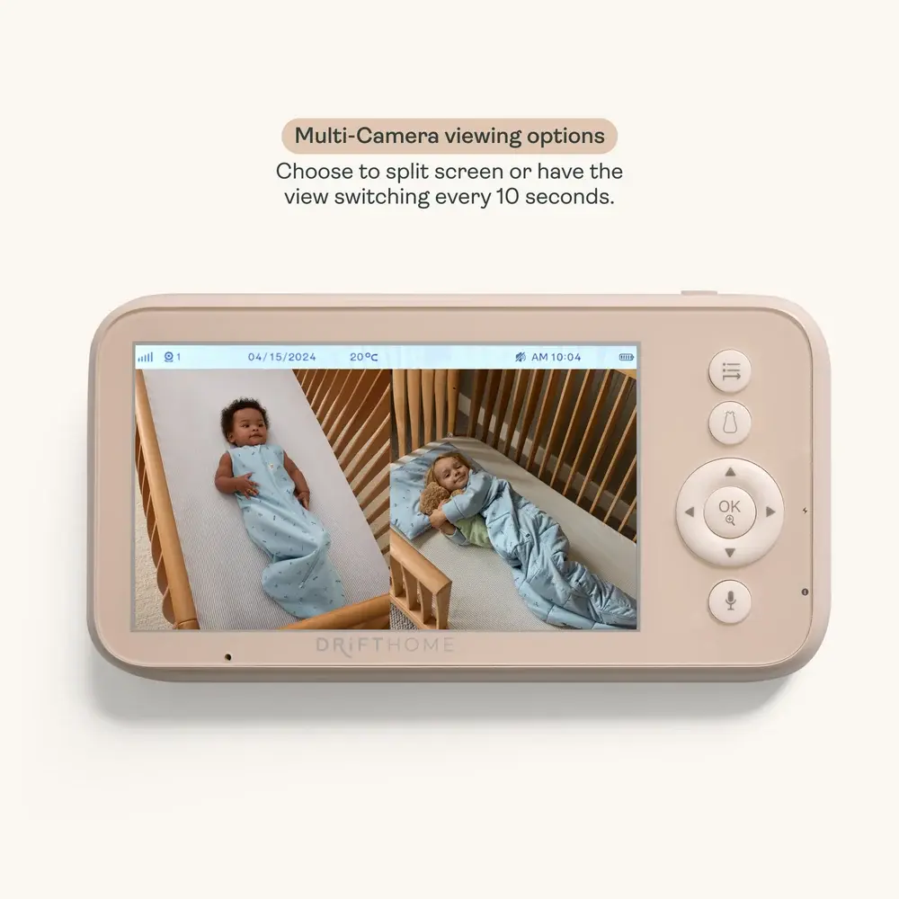 ErgoPouch ErgoPouch Drift Home Baby Monitor Camera Taupe