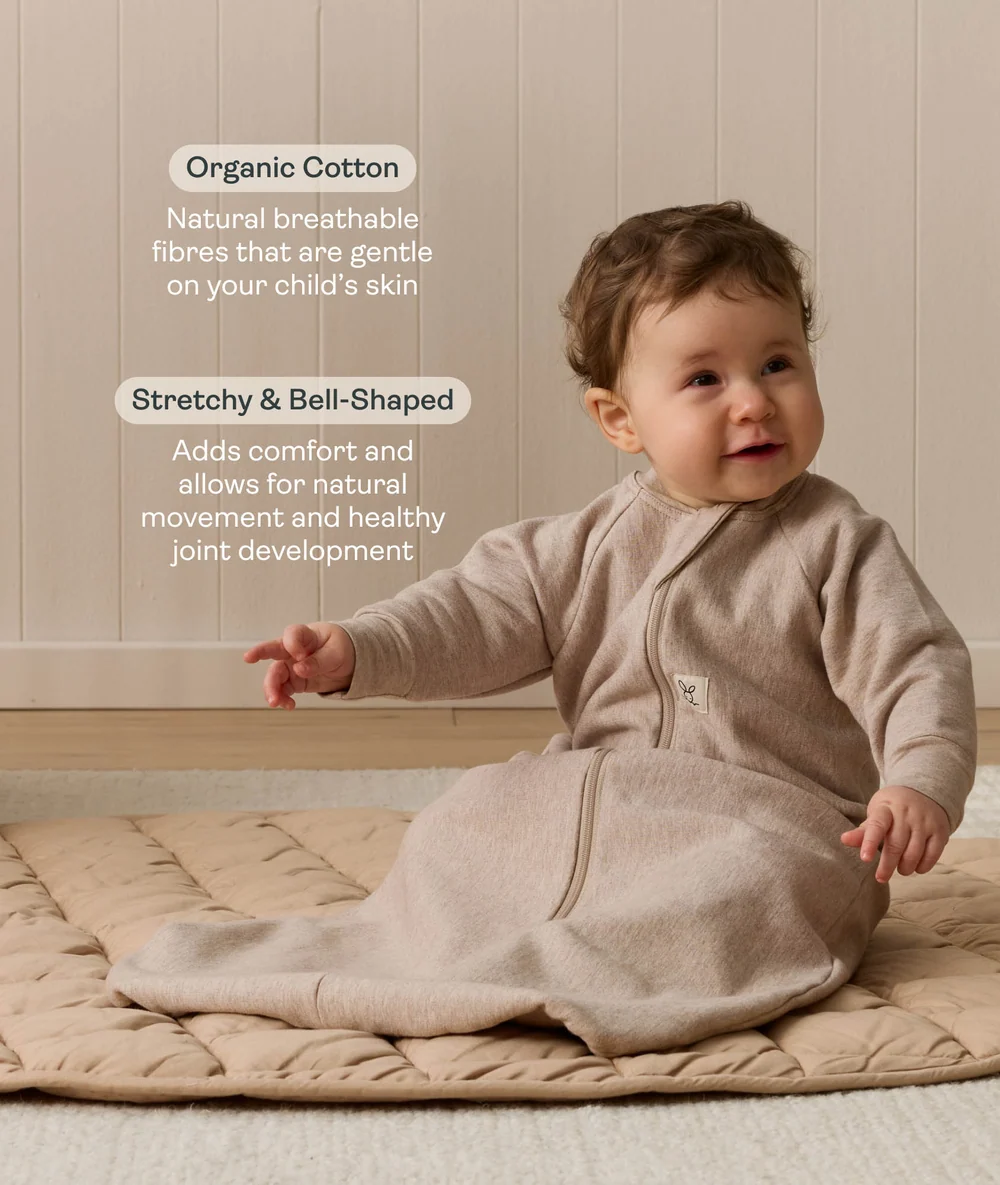 ErgoPouch ErgoPouch Jersey Bag Long Sleeve 1.0 TOG Taupe Marle
