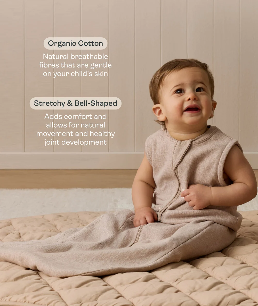 ErgoPouch ErgoPouch Jersey Sleeping Bag 1.0 TOG Taupe Marle