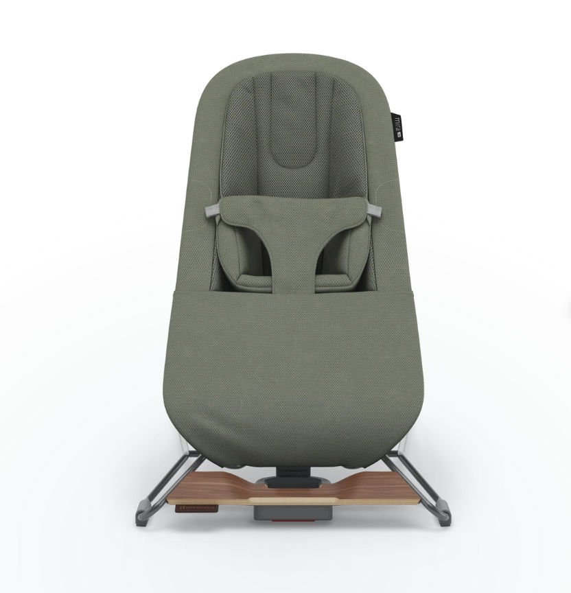 UPPABaby UPPAbaby Mira V2 3-in-1 Bouncer - Maddie (Green soft knit/Walnut)