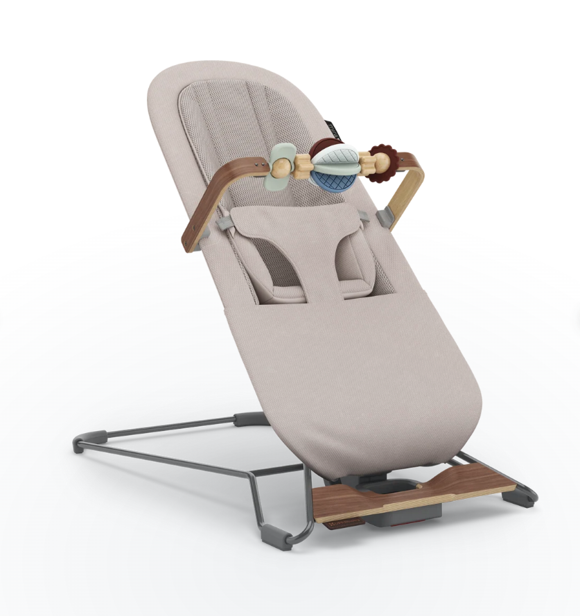 UPPABaby UPPAbaby Mira V2 3-in-1 Bouncer - Townsend (Beige soft knit/Walnut)