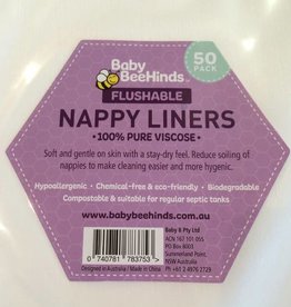 Baby BeeHinds Baby BeeHinds Flushable Liners 50Pk