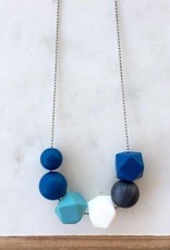 OneChewThree OneChewThree Lexi Silicone on Stainless Chain Necklace