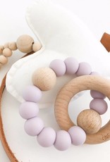 OneChewThree OneChewThree Single Silicone Beech Wood Teether