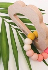 OneChewThree OneChewThree Cloud Silicone and Beech Wood Teether