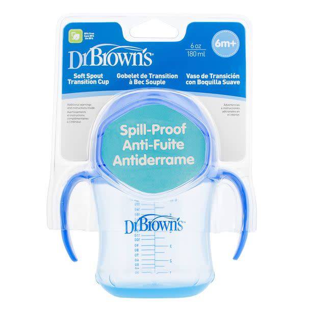 Dr Browns Dr Brown's 180 ml Soft-Spout Transition Cup w/ Handles