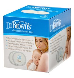 Dr Browns Dr Brown’s Oval Breast Pads 60 Pads per Pack